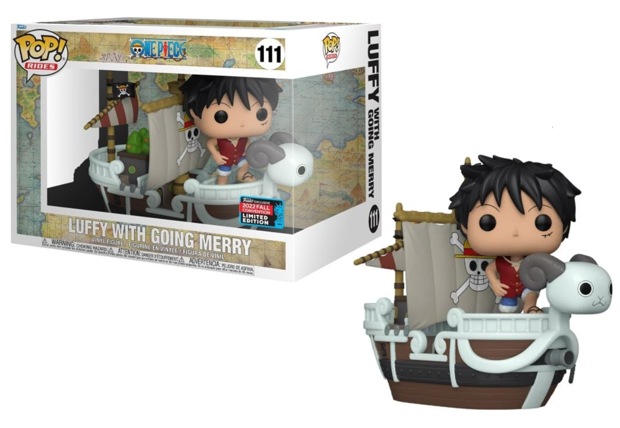 Funko Pop One Piece Luffy With Going Merry 111 NYCC 2022