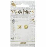 Harry Potter Chocolate Frog &amp; Box vergulde oorbellen [The Carat Shop] - filmspullen.nl