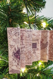 Harry Potter Marauders Map kerstornament - filmspullen.nl