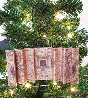 Harry Potter Marauders Map kerstornament - filmspullen.nl