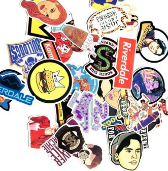 Riverdale stickerset S1/2 35 stuks - filmspullen.nl