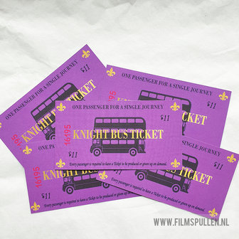 Harry Potter Knight Bus ticket - filmspullen.nl