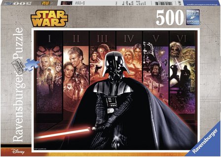 Star Wars saga puzzel 500 stukjes Ravensburger - filmspullen.nl