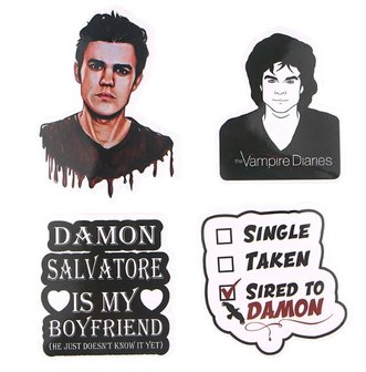 The Vampire Diaries sticker set (20 stuks) - filmspullen.nl