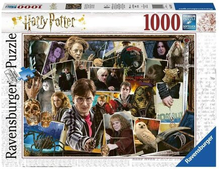 Harry Potter tegen Voldemort Ravensburger puzzel (1000 stukjes) - Filmspullen.nl
