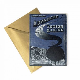 Harry Potter Advanced Potion Making wenskaart MinaLima - filmspullen.nl