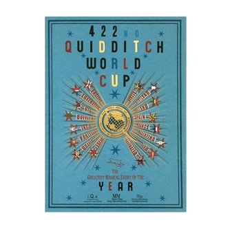 Harry Potter Quidditch World Cup wenskaart - filmspullen.nl