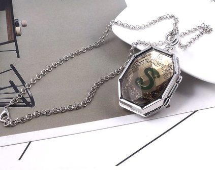 Harry Potter Slytherin Hoxcrux Locket ketting - filmspullen.nl