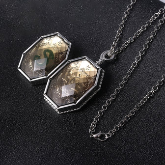 Harry Potter Slytherin Hoxcrux Locket ketting - filmspullen.nl