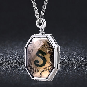 Harry Potter Slytherin Hoxcrux Locket ketting - filmspullen.nl