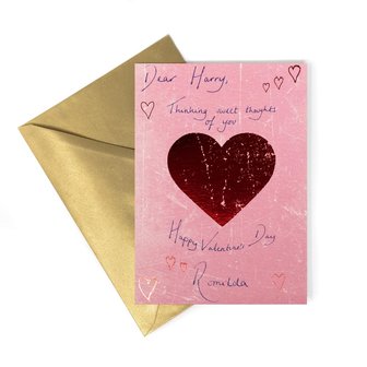 Harry Potter Romilda Vane&#039;s Valentine Card wenskaart - filmspullen.nl