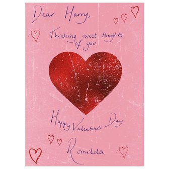 Harry Potter Romilda Vane&#039;s Valentine Card wenskaart - filmspullen.nl