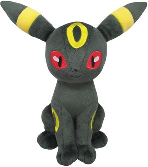 Pok&eacute;mon: Umbreon pluche knuffel zittend - filmspullen.nl