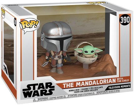 Funko Pop! Movie Moments - The Mandalorian: Mandalorian &amp; Child - Filmspullen.nl