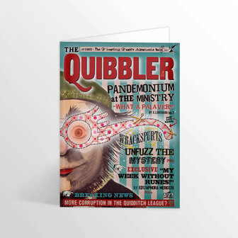 Harry Potter wenskaart van The Quibbler - Filmspullen.nl