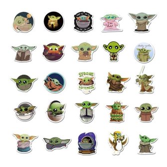 Star Wars: Baby Yoda sticker set (50 stuks) - Filmspullen.nl