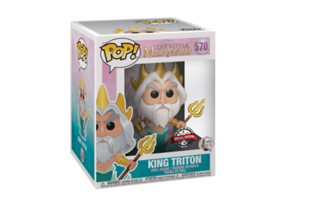 Funko Pop! Disney: The Little Mermaid - King Triton 6&#039;&#039; inch [Exclusive] - filmspullen.nl