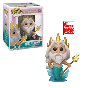 Funko Pop! Disney: The Little Mermaid - King Triton 6&#039;&#039; inch [Exclusive] - filmspullen.nl