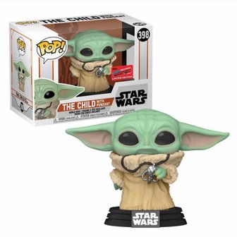 Funko Pop! Star Wars: The Mandalorian - The Child with Pendant [NYCC Exclusive] - filmspullen.nl