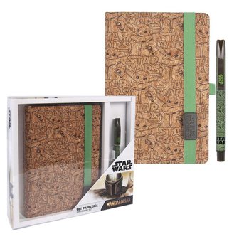 Star Wars: The Mandalorian notitieboek set Baby Yoda - filmspullen.nl