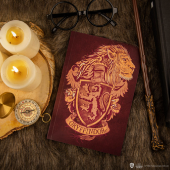 Harry Potter Gryffindor notitieboek - filmspullen.nl