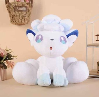 Pok&eacute;mon knuffel van Alola Vulpix (20 cm) - Filmspullen.nl