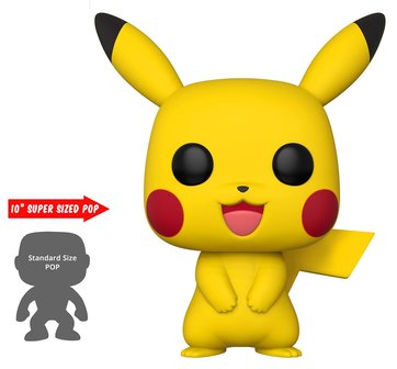 Funko Pop! Pok&eacute;mon: Pikachu 10&#039;&#039; inch - filmspullen.nl