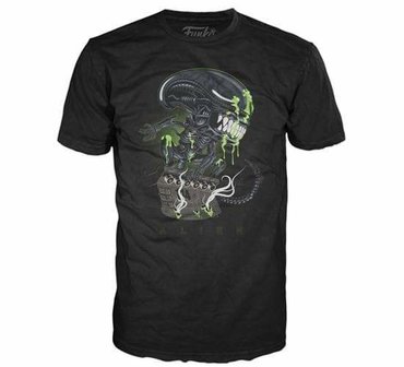 Funko Pop! &amp; T-shirt: Alien: Xenomorph [Exclusive] [Maat L] - Filmspullen.nl