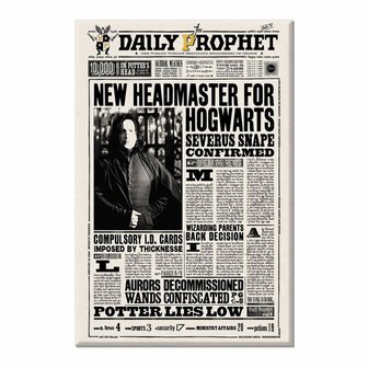 Harry Potter Daily Prophet magneten set [MinaLima] - filmspullen.nl