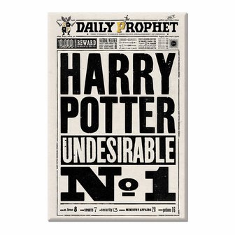 Harry Potter Daily Prophet magneten set [MinaLima] - filmspullen.nl