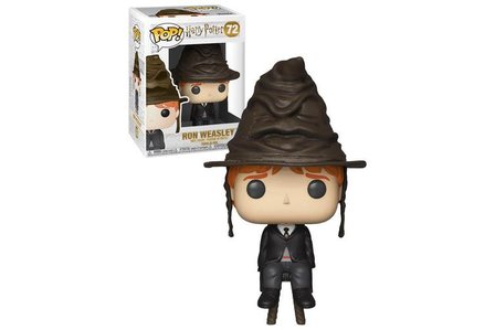Funko Pop! Harry Potter: Ron with Sorting Hat [Exclusive] - filmspullen.nl