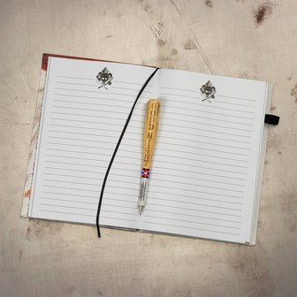 Suicide Squad Harley Quinn notitieboek met baseball bat pen - filmspullen.nl