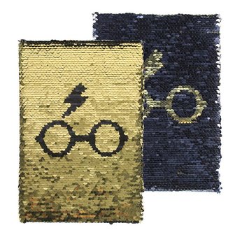 Harry Potter sequin notitieboek - filmspullen.nl