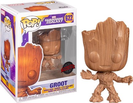 Funko Pop! Guardians of the Galaxy 2: Groot #622 Wood - Filmspullen.nl