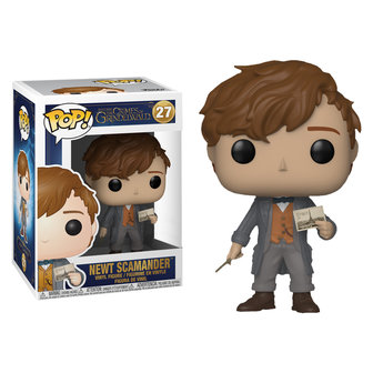 Funko Pop! Fantastic Beasts: Newt Scamander with Postcard [Exclusive] - filmspullen.nl