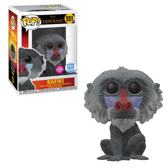 Funko Pop! Disney: The Lion King - Rafiki [Flocked] [Funko Shop Exclusive] - filmspullen.nl