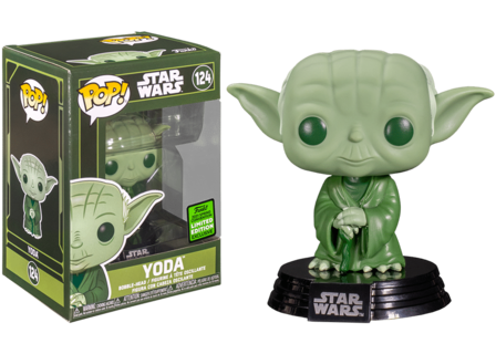 Funko Pop! Star Wars: Yoda [ECCC Exclusive] #124 - filmspullen.nl