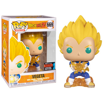 Funko Pop! Dragon Ball Z: Vegeta Final Flash [NYCC Exclusive] #669 - filmspullen.nl