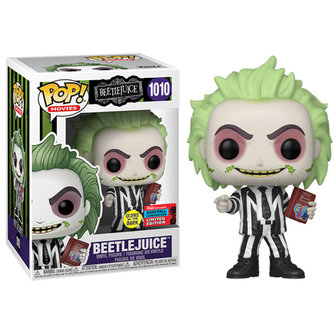 Funko Pop! Beetlejuice [Glow in the Dark] [NYCC Exclusive] #1010 - filmspullen.nl