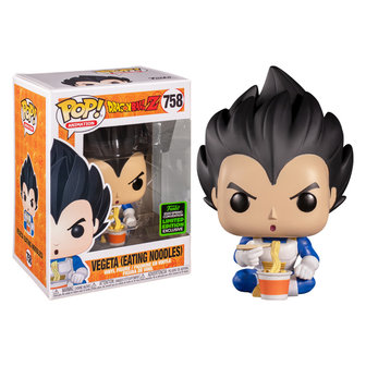 Funko Pop! Dragon Ball Z: Vegeta Eating Noodles [ECCC Exclusive] #758 - filmspullen.nl