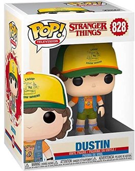 Funko Pop! Stranger Things: Dustin #828 [Exclusive] - filmspullen.nl