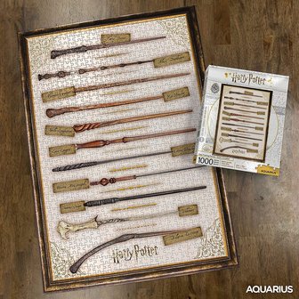 Harry Potter puzzel toverstaffen 1000 stukjes - filmspullen.nl