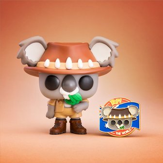 Funko Pop! Around the World: Ozzy Koala [Australia] [Funko Shop Exclusive] - filmspullen.nl