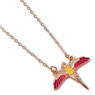 Harry Potter Fawkes ketting [Rose gold plated] - filmspullen.nl