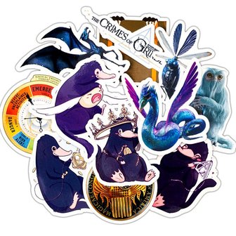 Fantastic Beasts sticker set [50 stuks] - filmspullen.nl