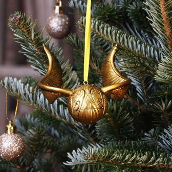 Harry Potter Gouden Snaai kerst ornament - filmspullen.nl