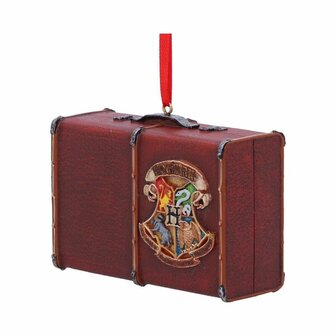 Harry Potter Hogwarts hutkoffer kerst ornament - filmspullen.nl