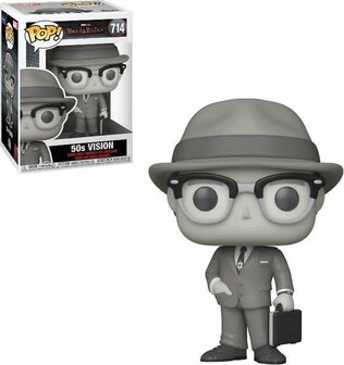 Funko Pop! Marvel: WandaVision - Vision 50s [Black &amp; White] - filmspullen.nl