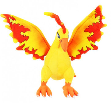 Pok&eacute;mon Moltres pluche knuffel - Filmspullen.nl