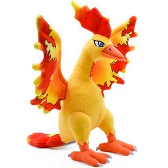 Pok&eacute;mon Moltres pluche knuffel - Filmspullen.nl